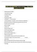 NURS 4500 MIDTERM &lpar;need to know&rpar;  Exam With Complete Solutions