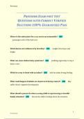 PRECISION EXAM POST TEST QUESTIONS WITH CORRECT VERIFIED SOLUTIONS 100&percnt; GUARANTEED PASS