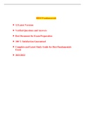 HESI Fundamentals Exam- 12 Latest Versions (2021/2022)