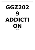 Summary Addiction (GGZ2029) all literature elaborated
