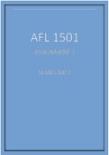 AFL 1501 ASSIGNMENT 2 SEMESTER 2 