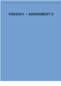 ENG2601 – ASSIGNMENT 2
