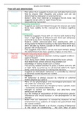 A-level AQA Psychology Issues and Debates Summary Notes for REDUCED CONTENT 2022 (DOES NOT CONTAIN THE WHOLE ISSUES AND DEBATES SPEC)