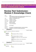 NURS-6501N-53-Advanced Pathophysiology Module 5 Knowledge Check