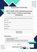 MDC2 &lpar;NUR 2392&rpar; Multidimensional Care 2 Exam 2 Kahoot Acid-Base Imbalance