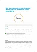 NUR 1141 Midterm Proficiency Challenge exam 3 Questions and Answers Already Passed 100&percnt;&period;