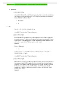 NUR 251quiz1&period; Dosage Calculations ExamQUESTIONS&dollar; ANSWERS