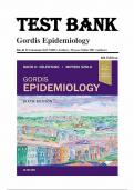 Test Bank for Gordis Epidemiology 6th Edition by David D Celentano&comma; A&plus; guide