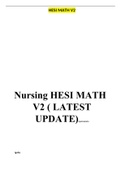 HESI MATH V2&lpar;latest update&rpar;