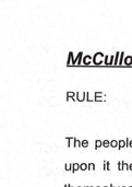 McCulloch v. Maryland shortened