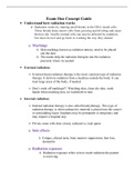 MDC 2&comma; Exam one Concept Study Guide 