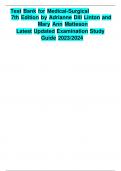 Test Bank for Medical-Surgical Nursing&comma; 7th Edition by Adrianne Dill Linton&comma; Mary Ann Matteson &vert; VERIFIED