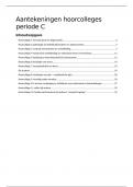 Uitwerking hoorcolleges levensfase 