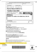 Pearson Edexcel GCSE &lpar;9&ndash;1&rpar; HISTORY BOOKLET P5&colon; Conflict in the Middle East&comma; 1945&ndash; 95 QP JUNE 2024
