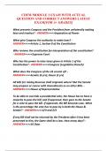 CDFM MODULE 1 EXAM WITH ACTUAL QUESTION AND CORRECT ANSWERS LATEST EXAM&lbrack;FOR A&plus; GRADES&rsqb;