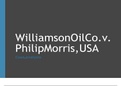 MGMT 520 WEEK 6 CASE ANALYSIS, WILLIAMSON OIL CO V PHILIP MORRIS USA