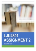 LJU4801 Assignment 2 Semester 1 2022