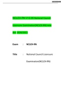 NCLEX-RN V12&period;35 National Council Licensure Examination&lpar;NCLEX-RN&rpar; new doc 2020&sol;2021