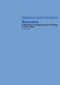 Maternal and Newborn Success A Q&A Review Applying Critical Thinking to Test Taking THIRD EDITION