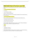 REGIS NU650&sol;NU 650 Week 15 Final Exam Late Spring April 2022&period;