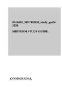 NUR602 MIDTERM STUDY GUIDE 2020.