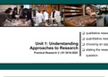 Understanding Approaches to Research 