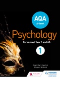 AQA Psychology for A level Year 1 and As