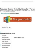 Robert Hall Mobility Shadow Health Focused Exam- TRANSCRIPT