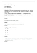 molecular geometry, and Lewis structure exams with answer key