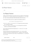 MCV4U e1&plus;&comma; Calculus and Vectors&comma; 12&comma; University
