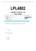 LPL4802 Assignment 3 Semester 1 2022
