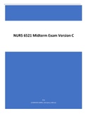 NURS 6521 Midterm Exam Version C