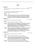 BUSI 300 Test 3, (Version 5), Verified and Correct answers, Liberty University