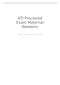 ATI Proctored Exam Maternal Newborn