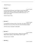 BUSI 303 QUIZ 3 (Version 2), Verified and Correct answers, Liberty University