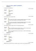 ETHC 101 QUIZ 4 LIBERTY UNIVERSITY