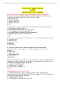 PN 2 EXAM 2 WEEK 7 STUDY GUIDE QUESTIONS AND ANSWERS