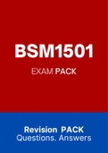 BSM1501 (ExamPACK and QuestionsPACK)