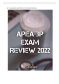 3P EXAM 2022 &lbrace;81 QUESTIONS WITH WELL EXPLAINED AND CORRECT ANSWERS&rcub;&period;