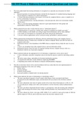 NR 599 Week 4 Midterm Exam Guide Questions and Answers