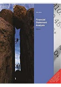 Test Bank For Financial Reporting And Analysis, 13e Gibson_Complete Solution_Rated A+