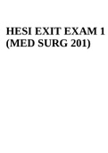 HESI EXIT EXAM 1 2021/2022