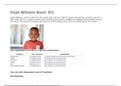 Elijah Williams peds/Elijah WilliamsPediatric Case Study -Complete Solutions