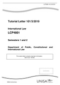 LCP  4801 International Law