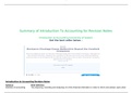 Summary Introduction to Accounting, ISBN: 9780198849964  Accounting (BEA1013)