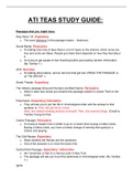 ATI TEAS EXAM STUDY GUIDE 2 &sol; ATI TEAS EXAM STUDY GUIDE 2 