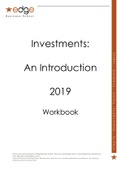 INV2601 2019-2022 Workbook summary latest update