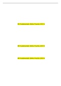 RN Fundamentals Online Practice 2019 A&colon;LATEST