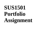 SUS1501 Portfolio Assignment