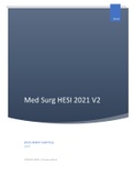Med Surg HESI 2021 V2